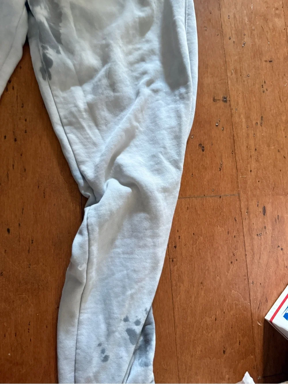Nike Men's Gray Tie-Dye Jogger Sweatpants - Casual Comfort, guc, sz L
